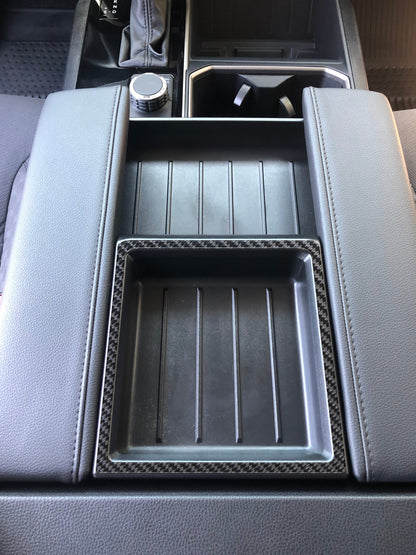 Center Console Compartment Accent Fits 2022-2026 Toyota Tundra & 2023-2026 Toyota Sequoia by Tufskinz.com