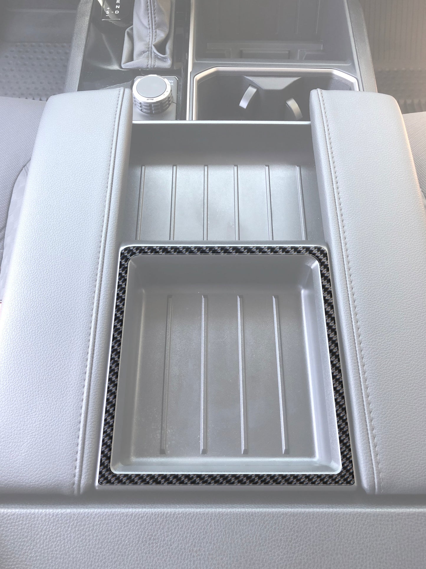 Center Console Compartment Accent Fits 2022-2026 Toyota Tundra & 2023-2026 Toyota Sequoia by Tufskinz.com