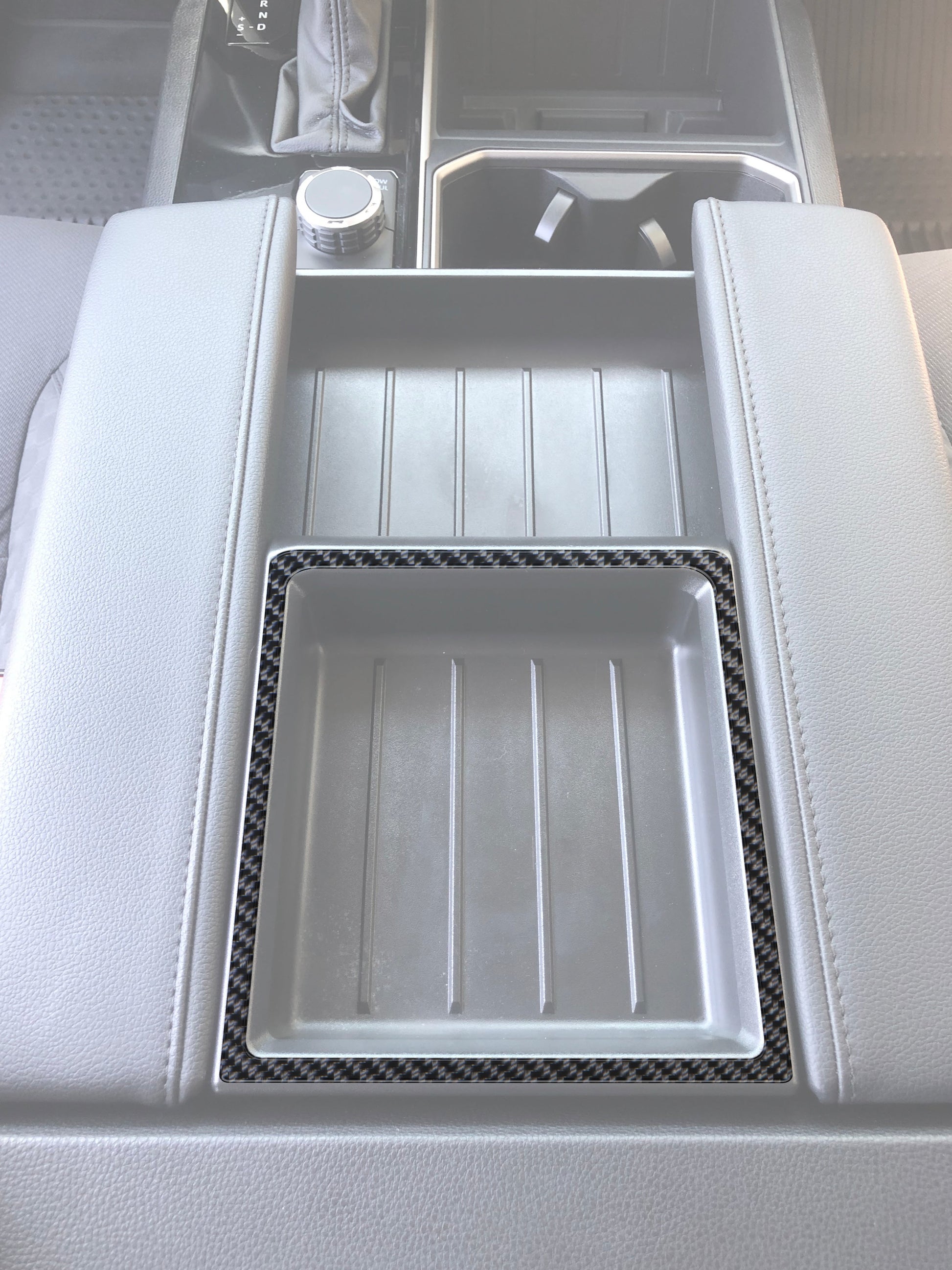 Center Console Compartment Accent Fits 2022-2026 Toyota Tundra & 2023-2026 Toyota Sequoia by Tufskinz.com