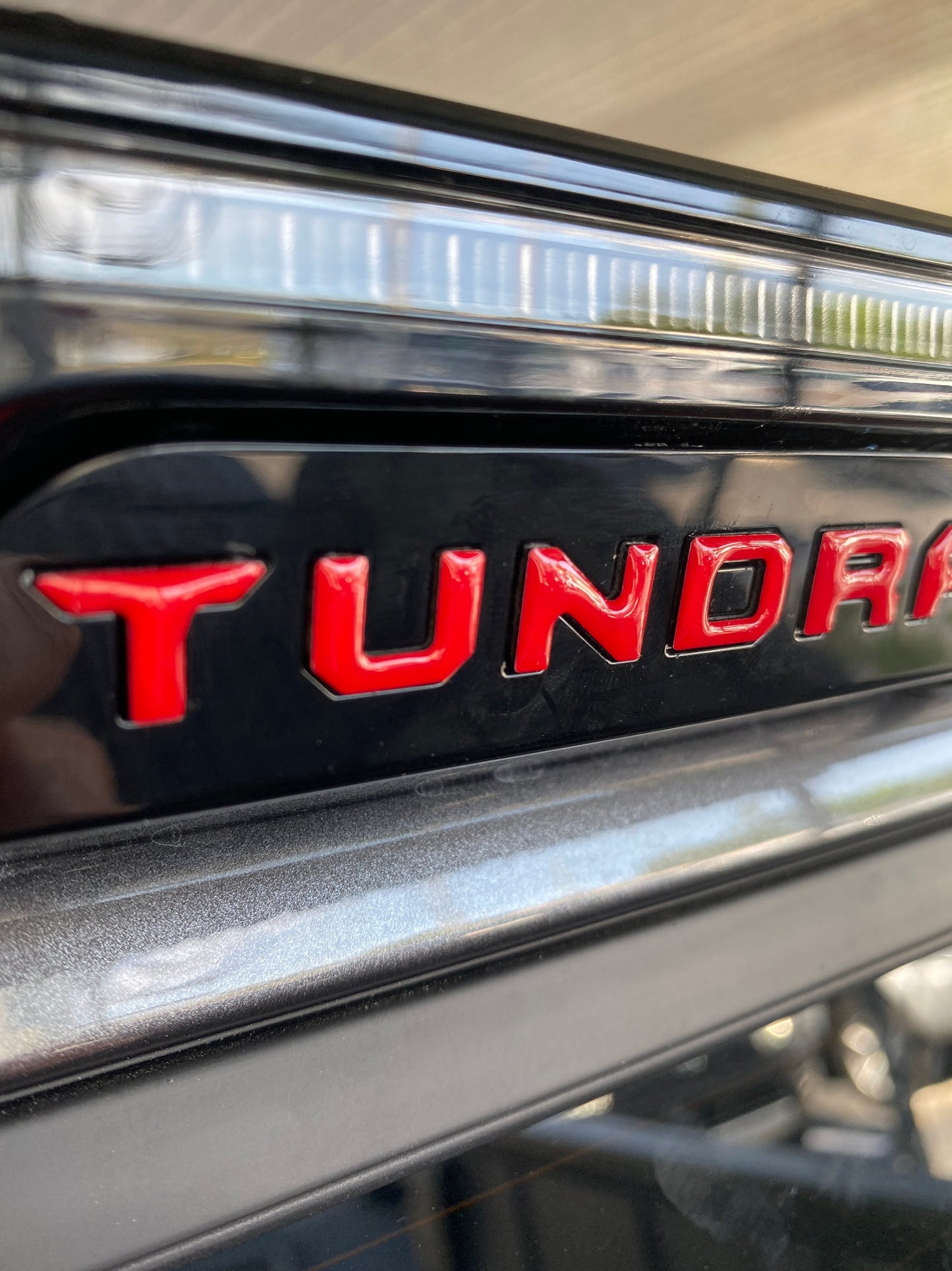 3RD Brakelight Letter Inserts Fits 2022-2026 Toyota Tundra by Tufskinz.com