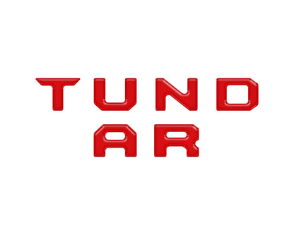 3RD Brakelight Letter Inserts Fits 2022-2026 Toyota Tundra by Tufskinz.com