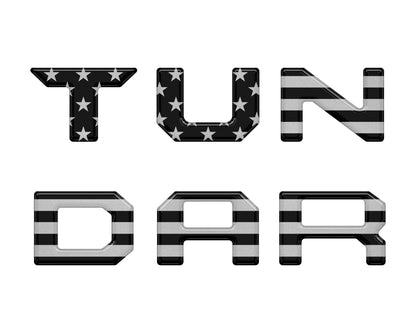 Glove Box Letter Inserts Fits 2022-2026 Toyota Tundra by Tufskinz.com