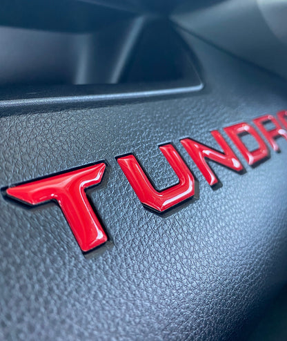 Glove Box Letter Inserts Fits 2022-2026 Toyota Tundra by Tufskinz.com