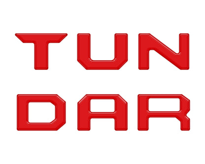 Glove Box Letter Inserts Fits 2022-2026 Toyota Tundra by Tufskinz.com