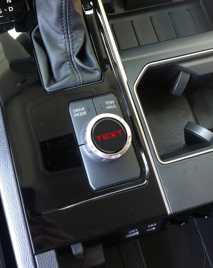 Badge for Drive Mode Selector Dial Fits 2022-2026 Toyota Tundra & 2023-2026 Toyota Sequoia by Tufskinz.com