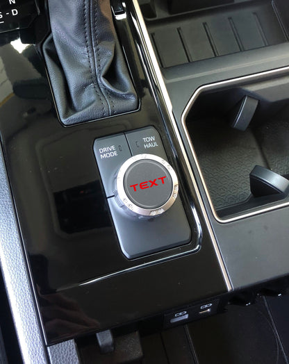 Badge for Drive Mode Selector Dial Fits 2022-2026 Toyota Tundra & 2023-2026 Toyota Sequoia by Tufskinz.com