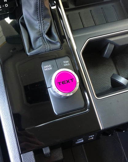 Badge for Drive Mode Selector Dial Fits 2022-2026 Toyota Tundra & 2023-2026 Toyota Sequoia by Tufskinz.com