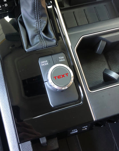 Badge for Drive Mode Selector Dial Fits 2022-2026 Toyota Tundra & 2023-2026 Toyota Sequoia by Tufskinz.com