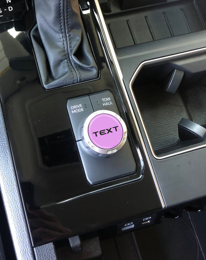 Badge for Drive Mode Selector Dial Fits 2022-2026 Toyota Tundra & 2023-2026 Toyota Sequoia by Tufskinz.com