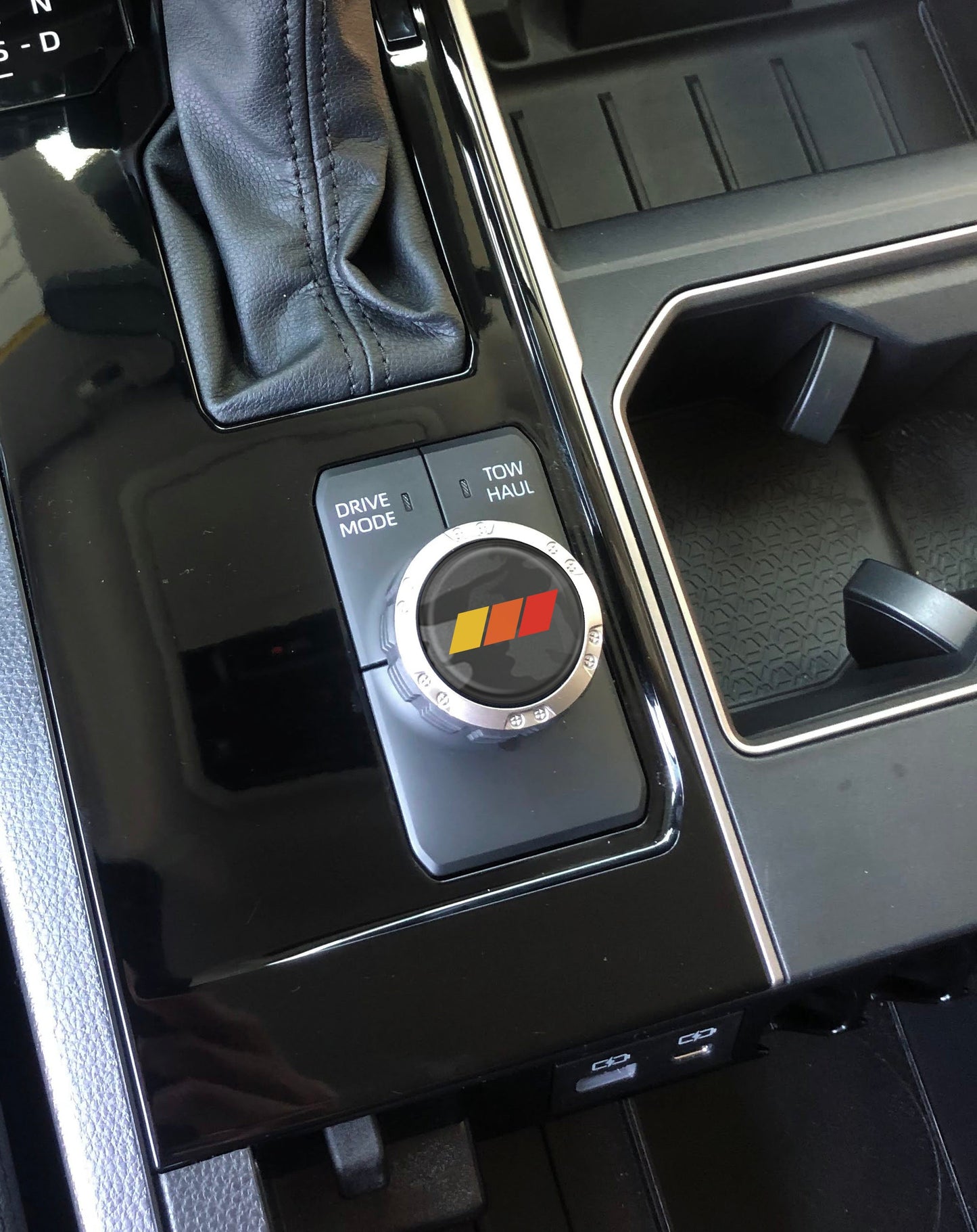 Badge for Drive Mode Selector Dial Fits 2022-2026 Toyota Tundra & 2023-2026 Toyota Sequoia by Tufskinz.com