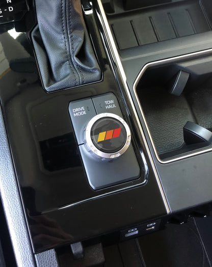 Badge for Drive Mode Selector Dial Fits 2022-2026 Toyota Tundra & 2023-2026 Toyota Sequoia by Tufskinz.com