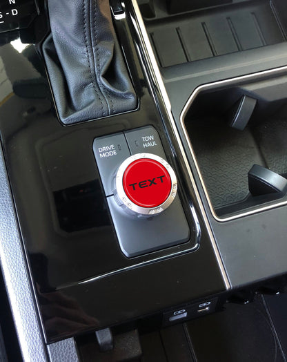 Badge for Drive Mode Selector Dial Fits 2022-2026 Toyota Tundra & 2023-2026 Toyota Sequoia by Tufskinz.com