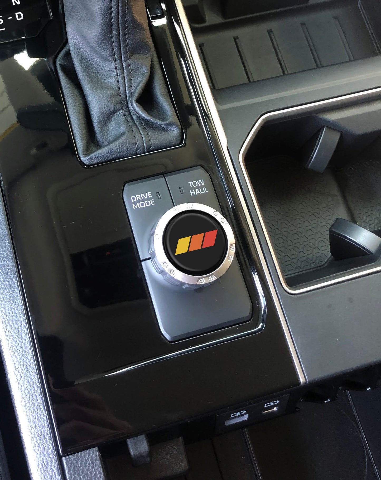 Badge for Drive Mode Selector Dial Fits 2022-2026 Toyota Tundra & 2023-2026 Toyota Sequoia by Tufskinz.com