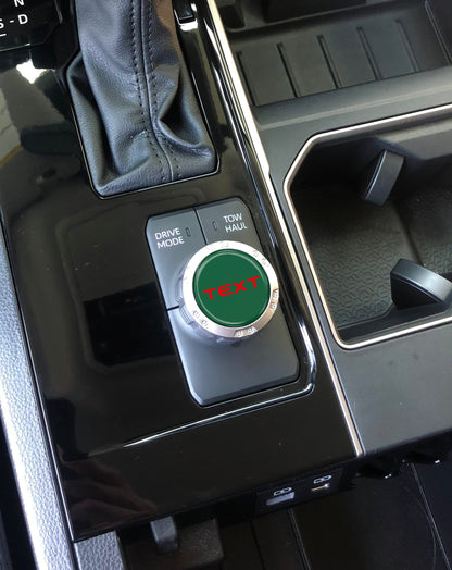 Badge for Drive Mode Selector Dial Fits 2022-2026 Toyota Tundra & 2023-2026 Toyota Sequoia by Tufskinz.com