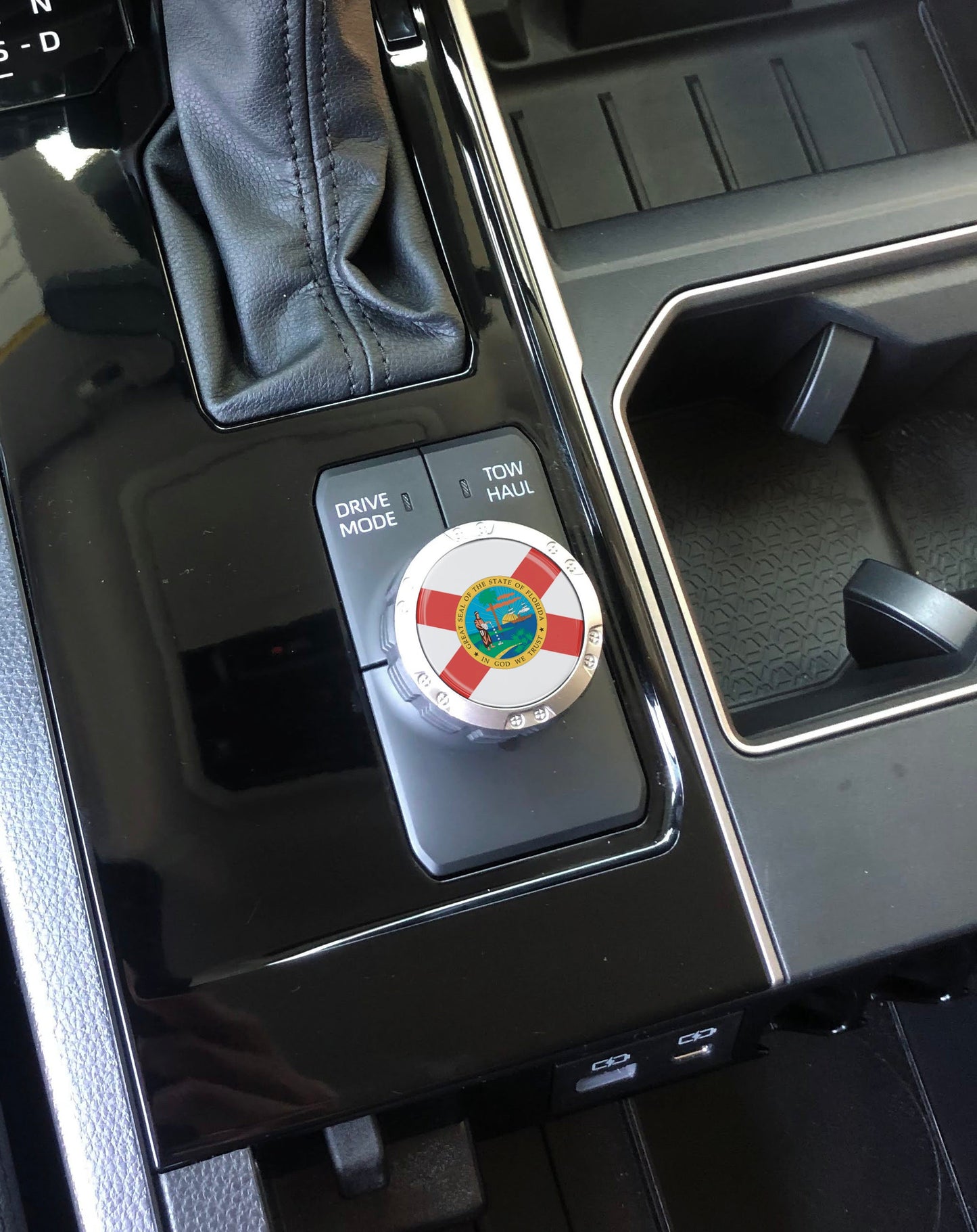 Badge for Drive Mode Selector Dial Fits 2022-2026 Toyota Tundra & 2023-2026 Toyota Sequoia by Tufskinz.com