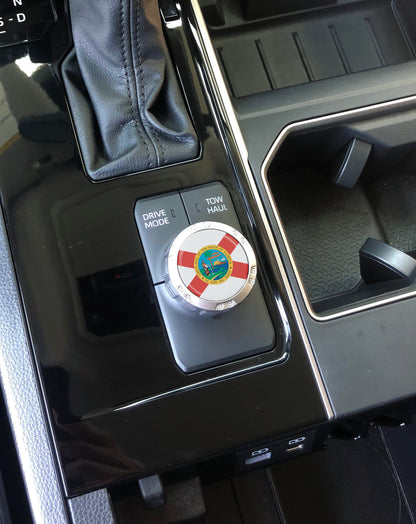 Badge for Drive Mode Selector Dial Fits 2022-2026 Toyota Tundra & 2023-2026 Toyota Sequoia by Tufskinz.com