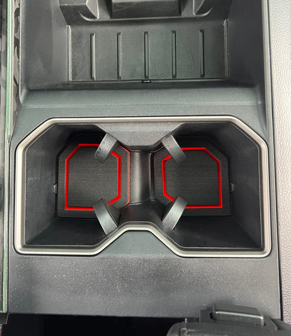 Cup Holder Foam Inserts Fits 2022-2026 Toyota Tundra & 2023-2026 Toyota Sequoia by Tufskinz.com