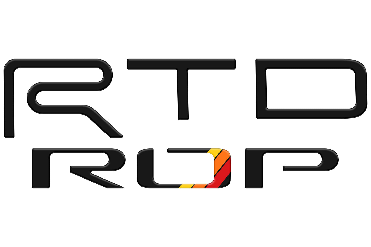 TRD Pro Tailgate Letter Inserts Fits 2022-2026 Toyota Tundra by Tufskinz.com