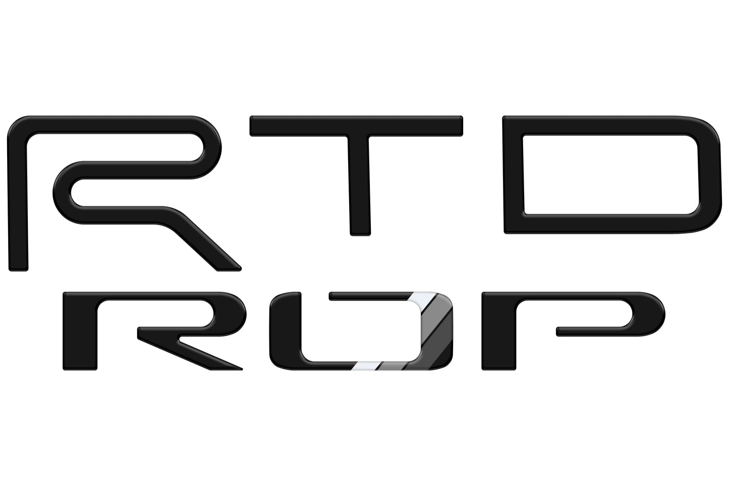 TRD Pro Tailgate Letter Inserts Fits 2022-2026 Toyota Tundra by Tufskinz.com