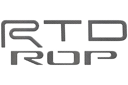 TRD Pro Tailgate Letter Inserts Fits 2022-2026 Toyota Tundra by Tufskinz.com