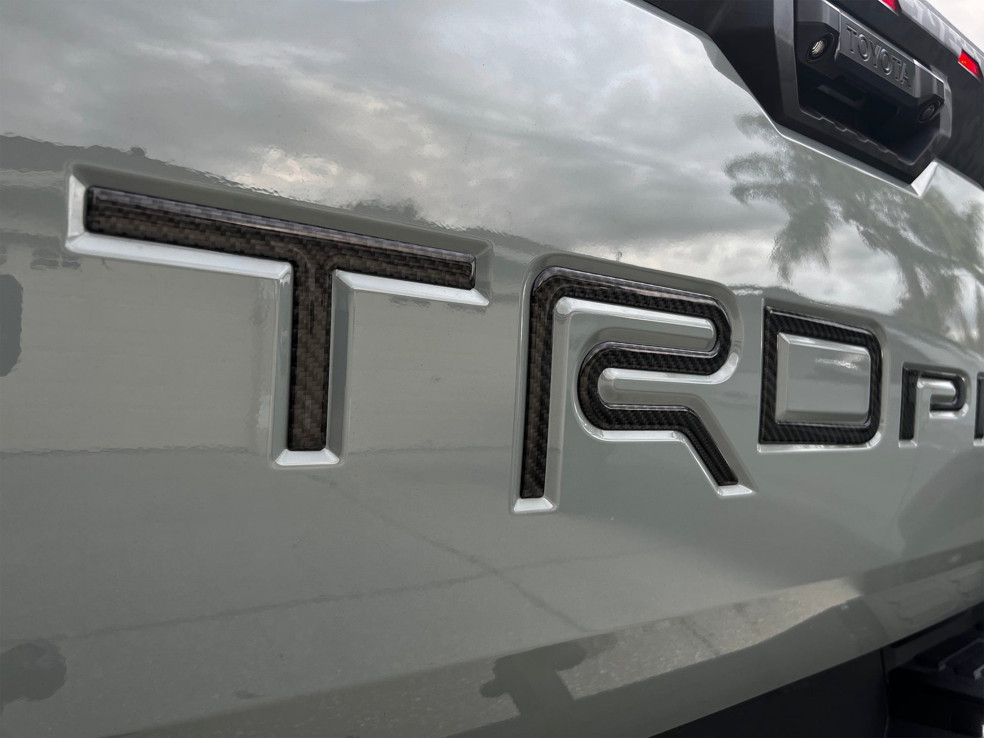 TRD Pro Tailgate Letter Inserts Fits 2022-2026 Toyota Tundra by Tufskinz.com