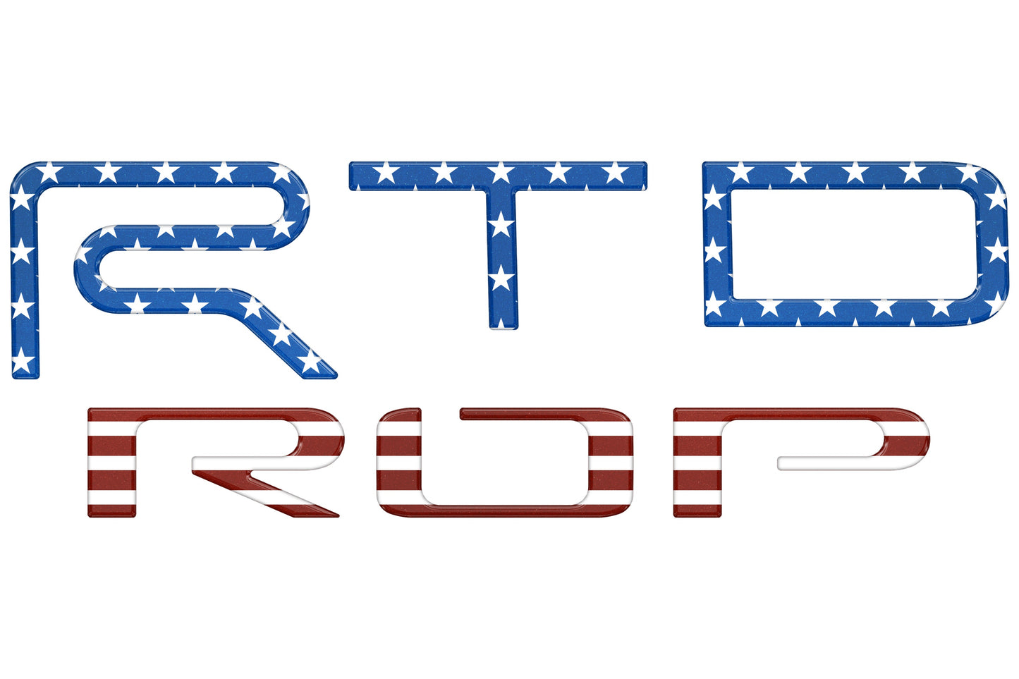 TRD Pro Tailgate Letter Inserts Fits 2022-2026 Toyota Tundra by Tufskinz.com