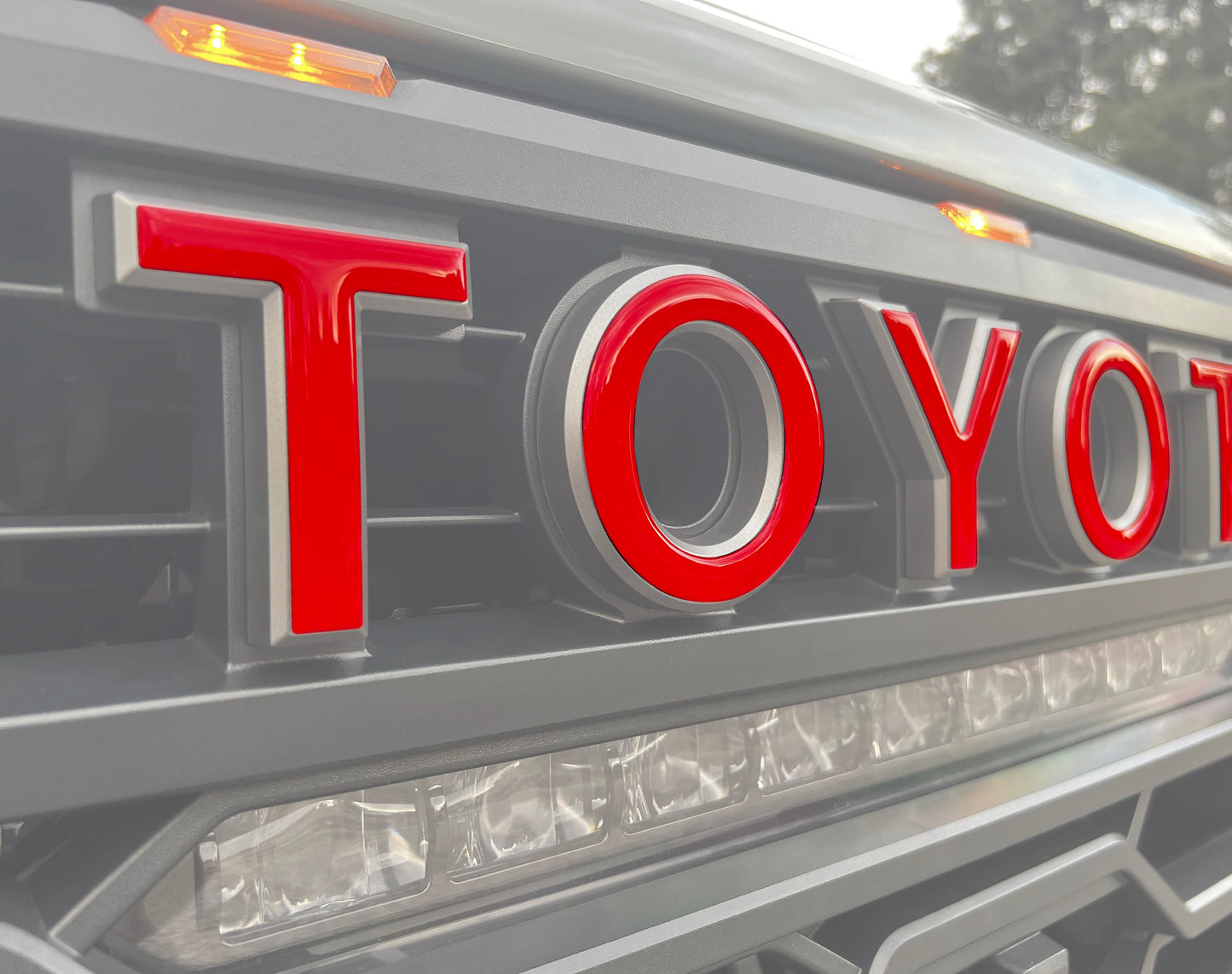 TRD Pro Grille Letter Overlays Fits 2022-2026 Toyota Tundra & 2023-2026 Toyota Sequoia by Tufskinz.com