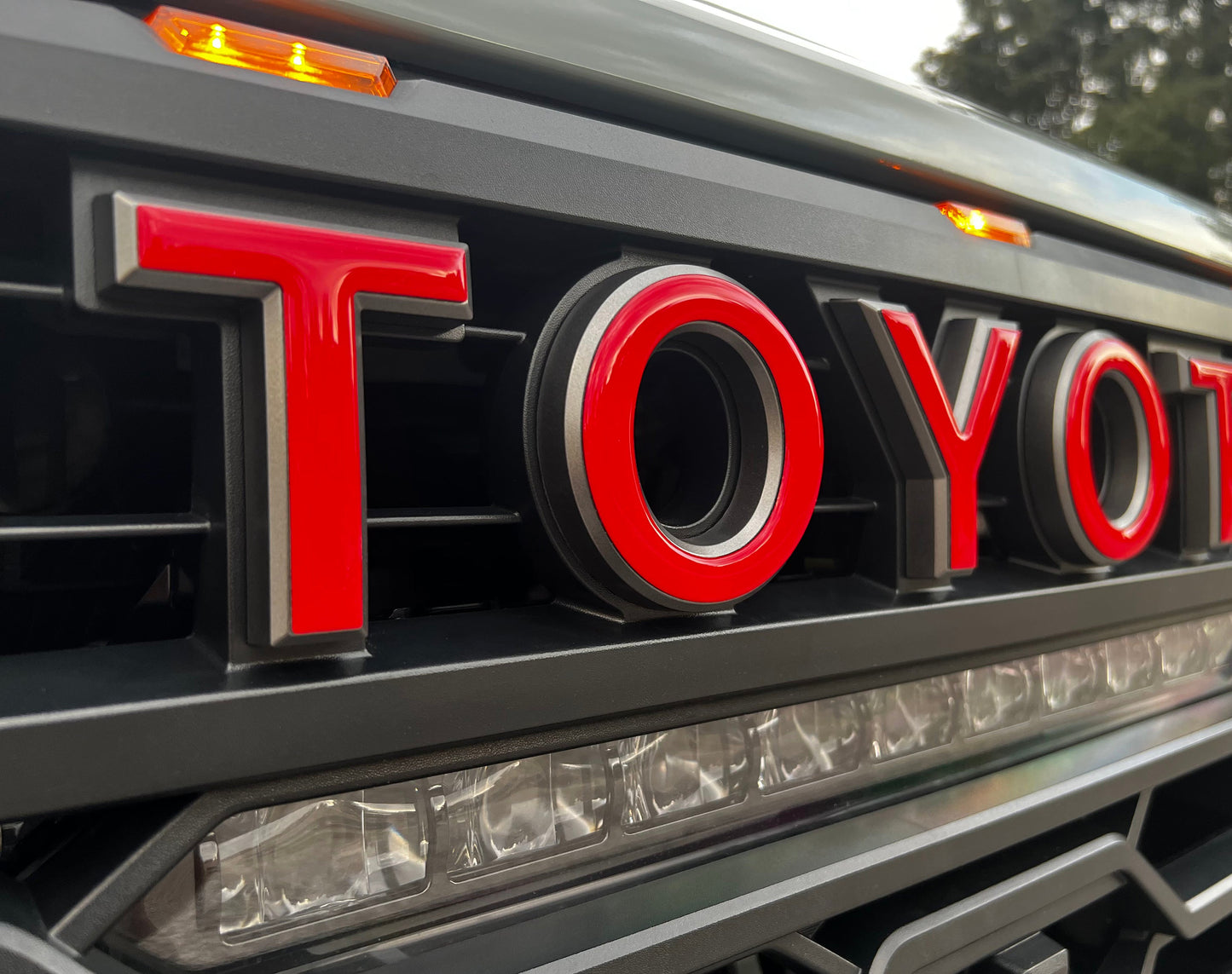 TRD Pro Grille Letter Overlays Fits 2022-2026 Toyota Tundra & 2023-2026 Toyota Sequoia by Tufskinz.com