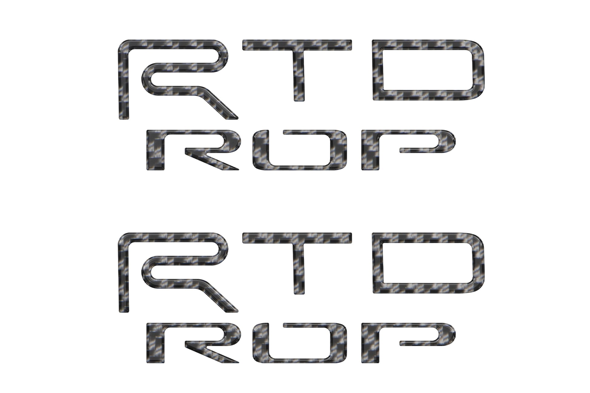 Hood Louver Letter Overlays Fits 2022-2026 Toyota Tundra TRD Pro by Tufskinz.com