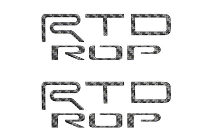 Hood Louver Letter Overlays Fits 2022-2026 Toyota Tundra TRD Pro by Tufskinz.com