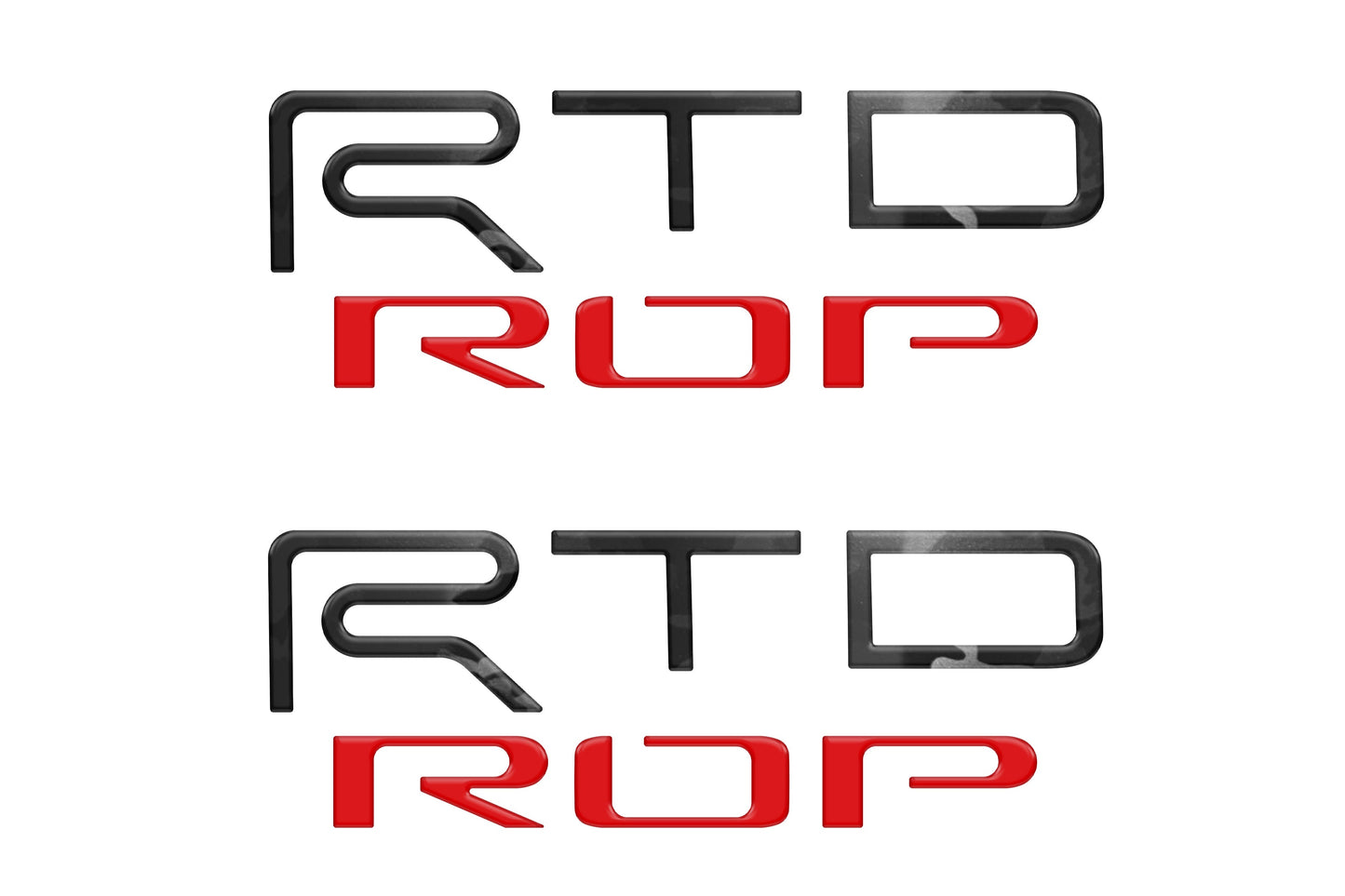 Hood Louver Letter Overlays Fits 2022-2026 Toyota Tundra TRD Pro by Tufskinz.com