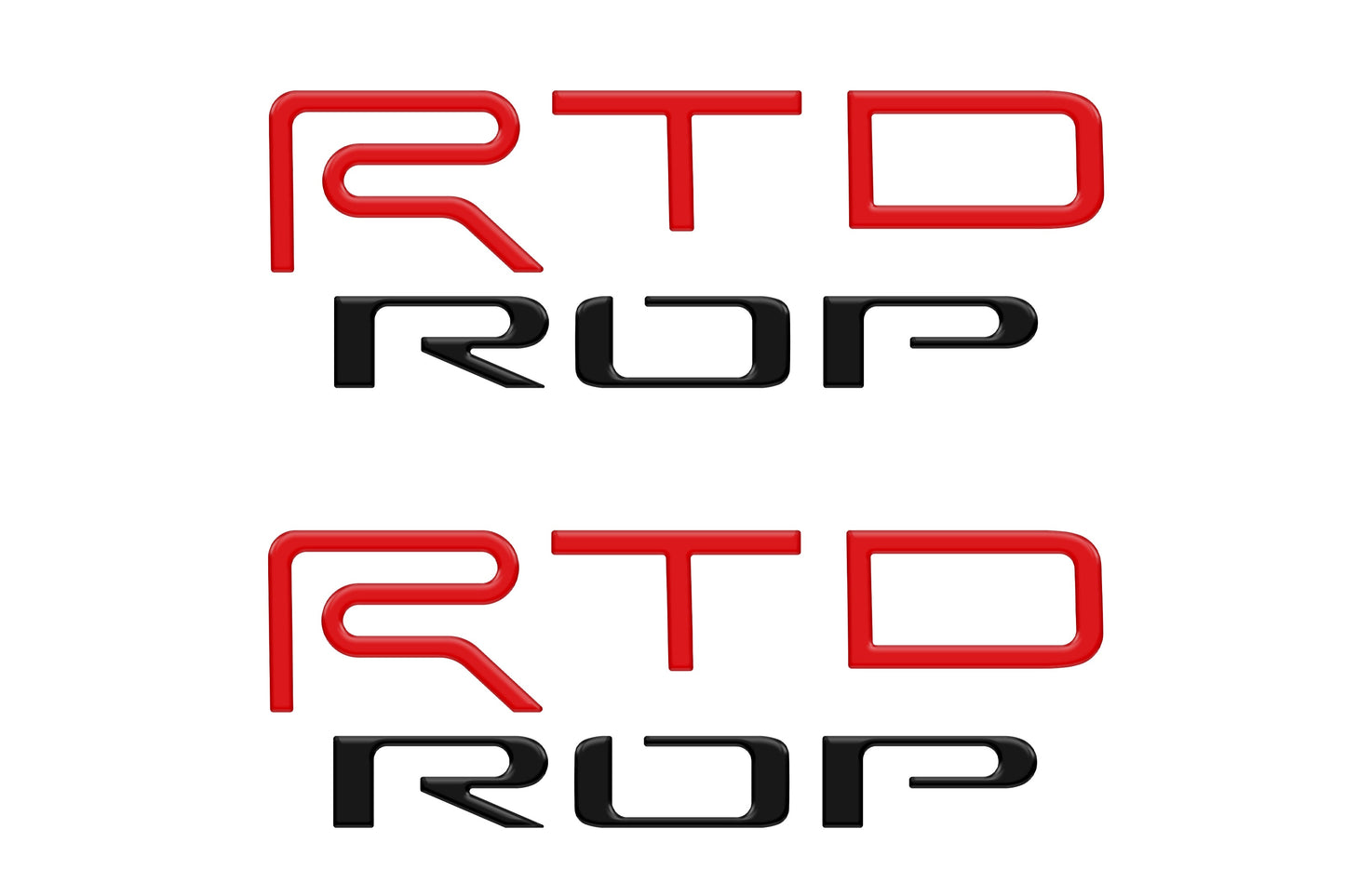 Hood Louver Letter Overlays Fits 2022-2026 Toyota Tundra TRD Pro by Tufskinz.com