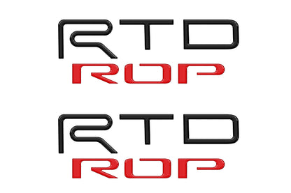 Hood Louver Letter Overlays Fits 2022-2026 Toyota Tundra TRD Pro by Tufskinz.com