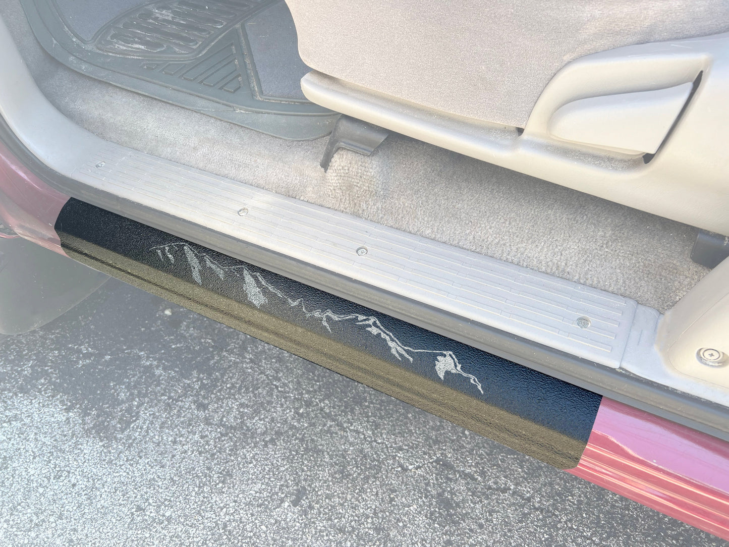 Textured Door Sill Overlays Fits 2000-2006 Toyota Tundra by Tufskinz.com