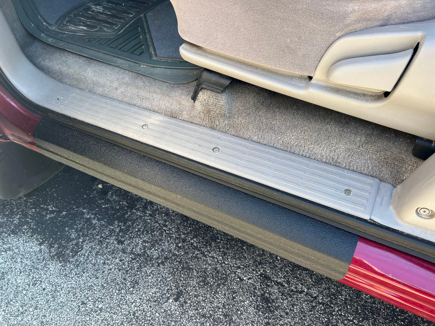 Textured Door Sill Overlays Fits 2000-2006 Toyota Tundra by Tufskinz.com
