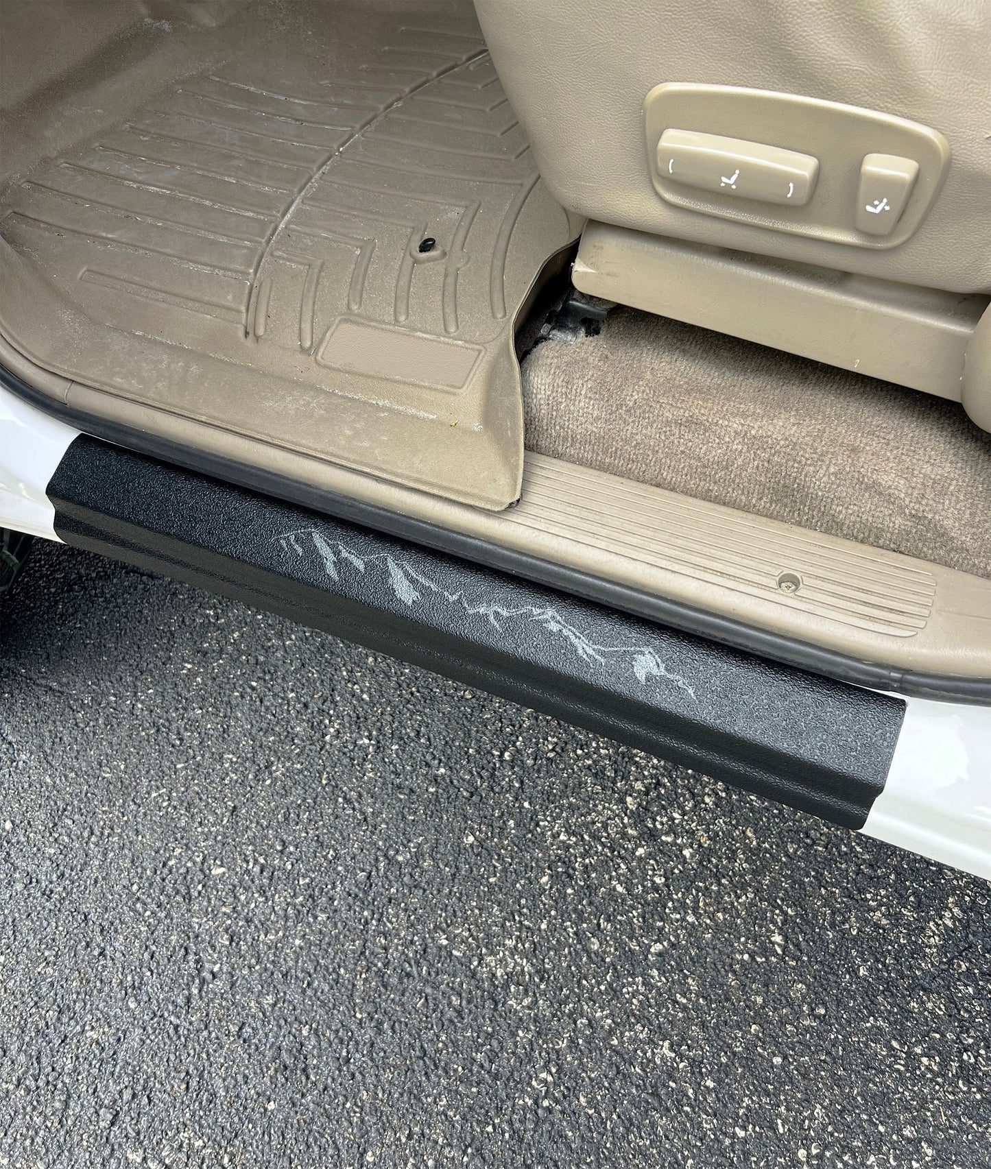 Textured Door Sill Overlays Fits 2000-2006 Toyota Tundra by Tufskinz.com