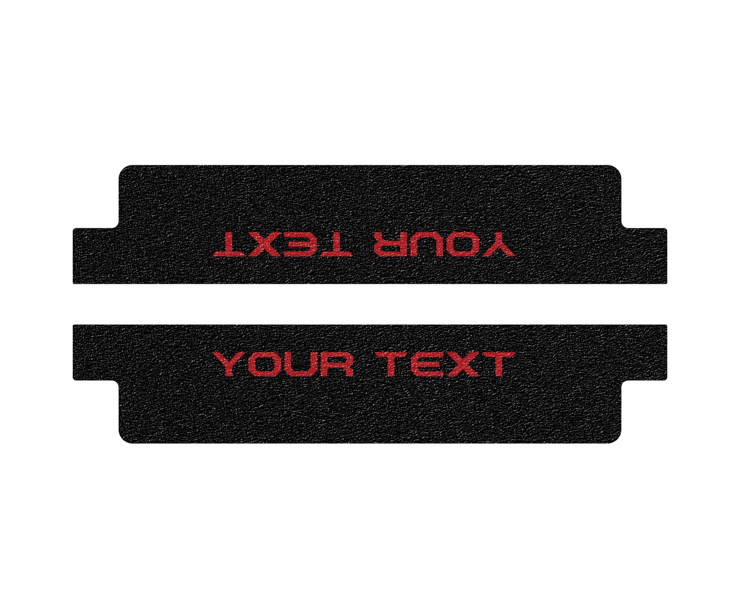 Textured Door Sill Overlays Fits 2000-2006 Toyota Tundra by Tufskinz.com
