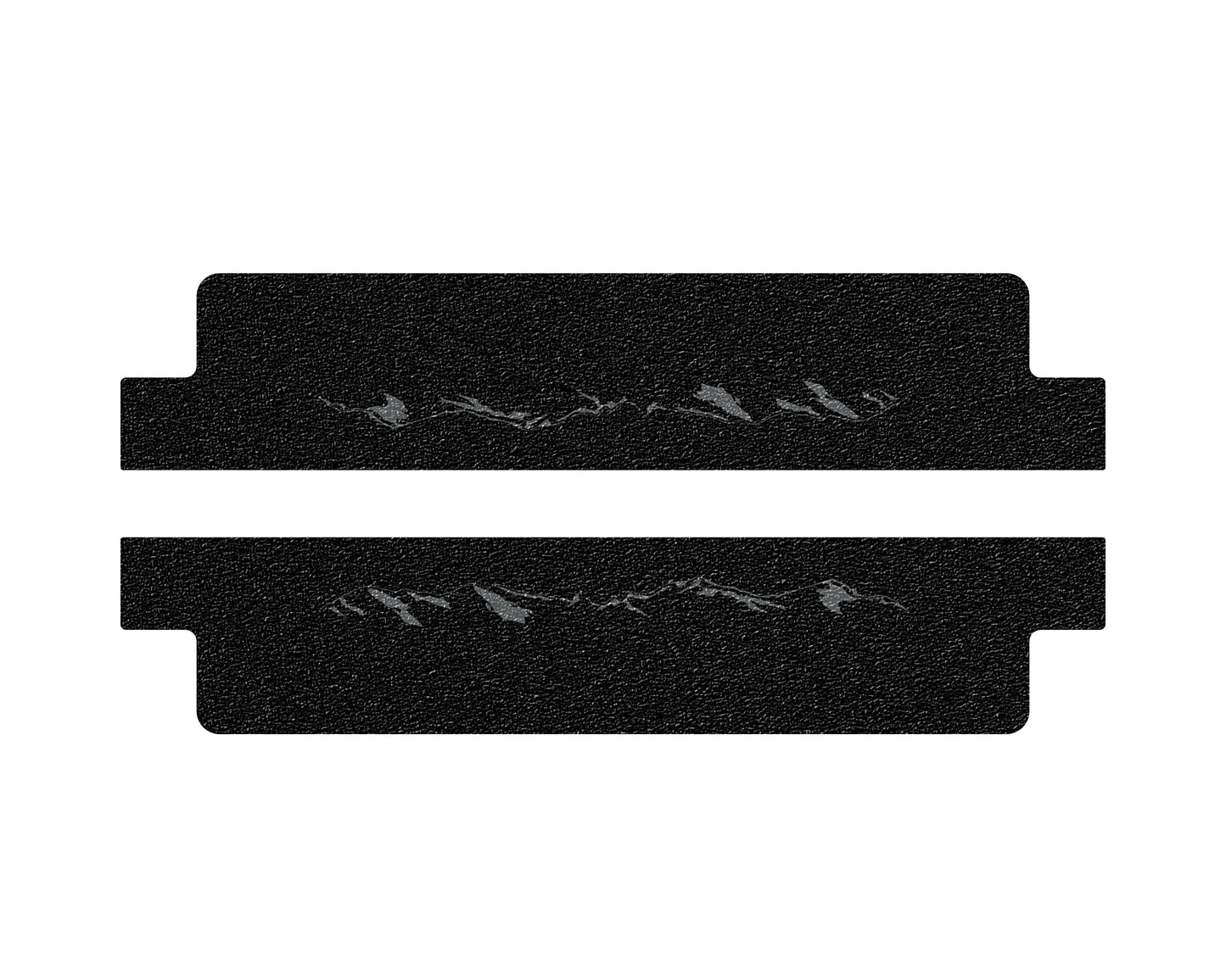 Textured Door Sill Overlays Fits 2000-2006 Toyota Tundra by Tufskinz.com