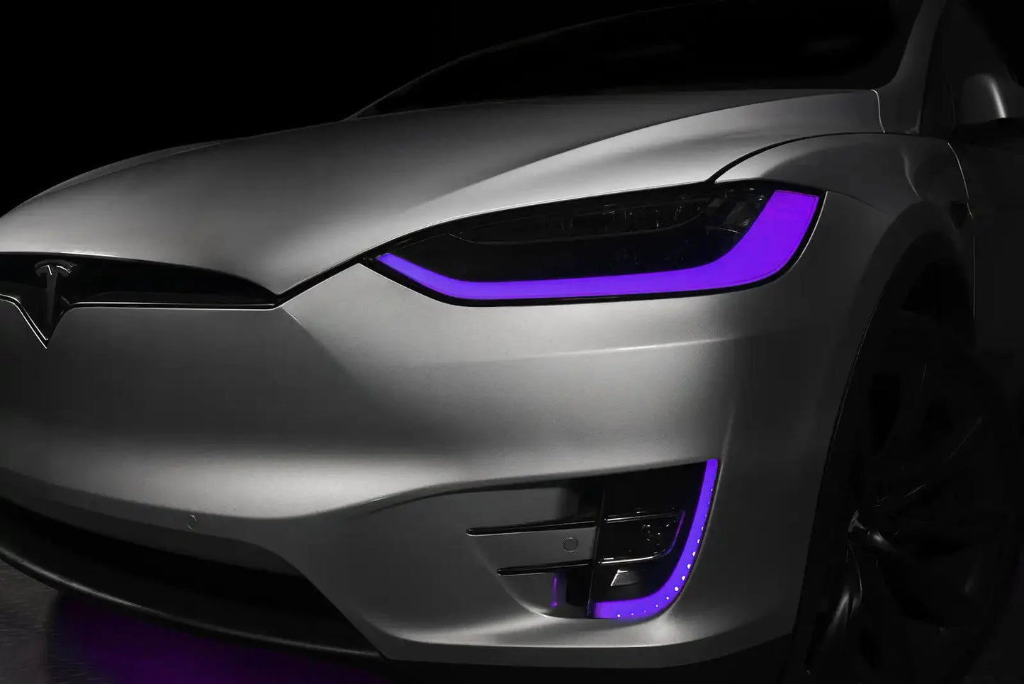 ORACLE Lighting 2016-2024 Tesla Model X Dynamic ColorSHIFT Headlight & Fog Light DRL Upgrade Kit - COMBO by ORACLE Lighting