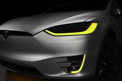 ORACLE Lighting 2016-2024 Tesla Model X Dynamic ColorSHIFT Headlight & Fog Light DRL Upgrade Kit - COMBO by ORACLE Lighting