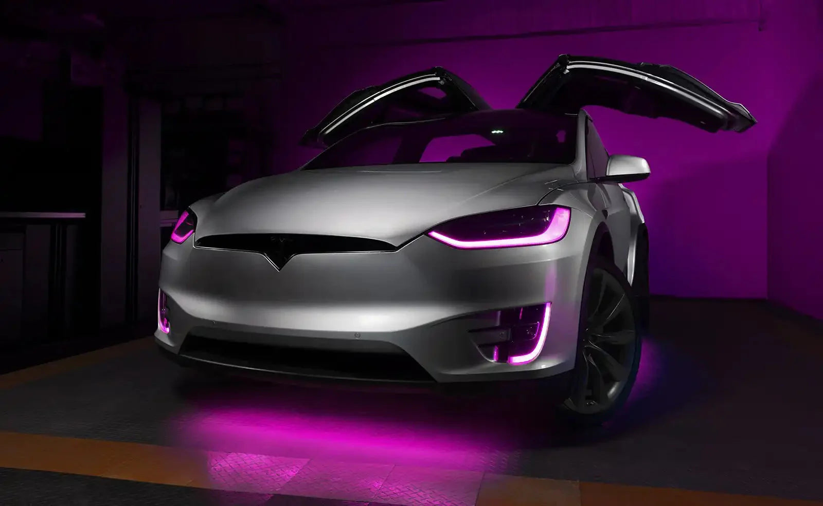 ORACLE Lighting 2016-2024 Tesla Model X Dynamic ColorSHIFT Headlight & Fog Light DRL Upgrade Kit - COMBO by ORACLE Lighting