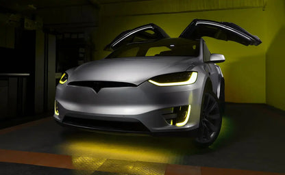 ORACLE Lighting 2016-2024 Tesla Model X Dynamic ColorSHIFT Headlight & Fog Light DRL Upgrade Kit - COMBO by ORACLE Lighting