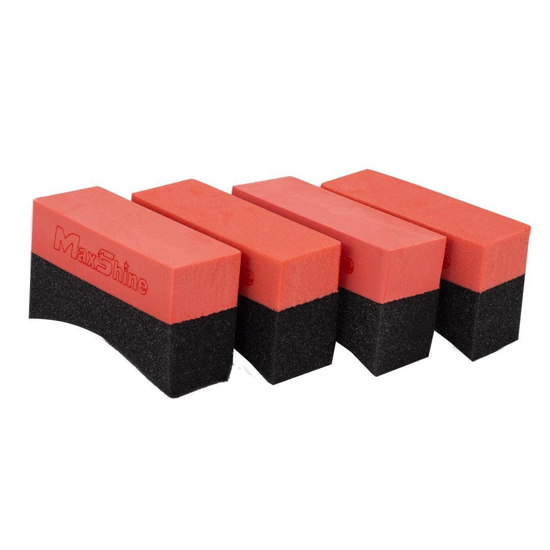 Tire Dressing Foam Applicator - 4 Pack by MaxshineUSA