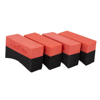 Tire Dressing Foam Applicator - 4 Pack by MaxshineUSA