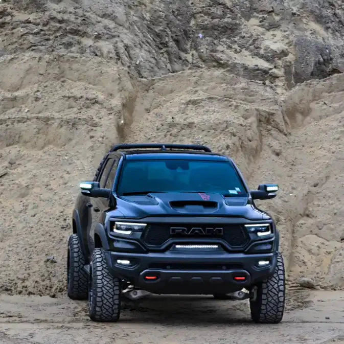 2019-2025 RAM Rebel/TRX/RHO Front Bumper Flush LED Light Bar | 100W 12,000 Lumens by ORACLE Lighting