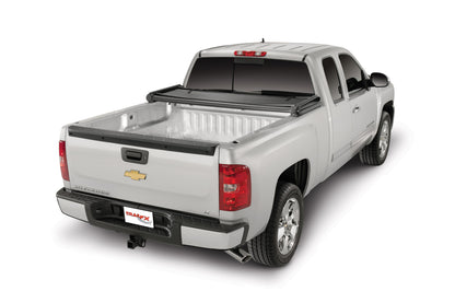 Soft Tri-Fold Non-Lock Black Vinyl W/Alum Rails Clamp Req W/Cargo Manage System by TrailFX