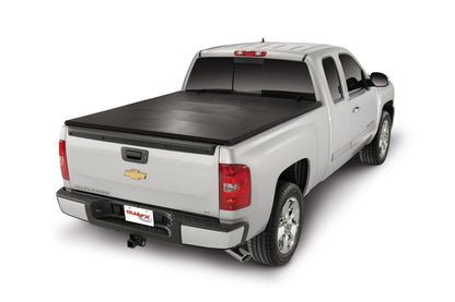 Soft Tri-Fold Non-Lockable Black Vinyl With Aluminum Rails by TrailFX
