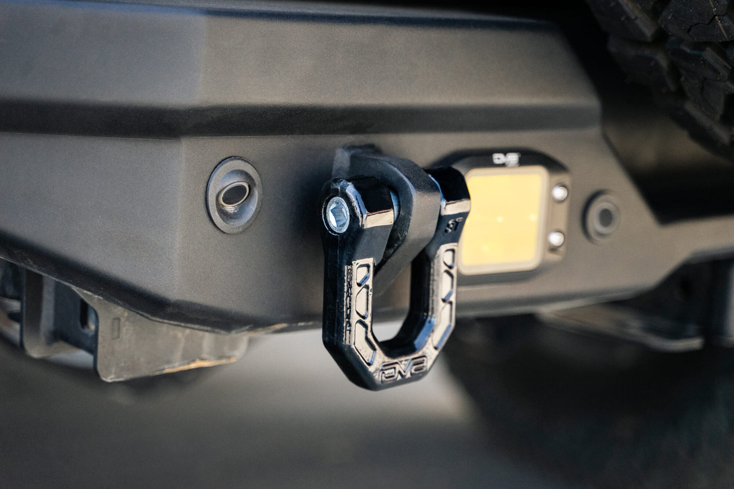 Black DV8 Elite Series D-Rings (Pair) by DV8 Offroad