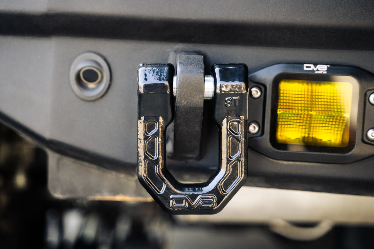 Black DV8 Elite Series D-Rings (Pair) by DV8 Offroad