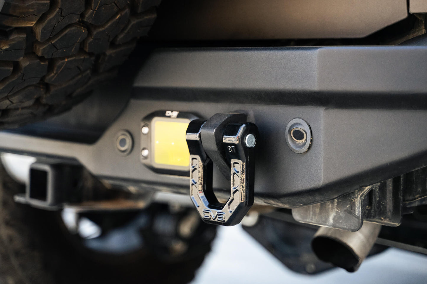 Black DV8 Elite Series D-Rings (Pair) by DV8 Offroad